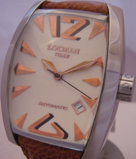 Locman Panorama Automatic, Silver Dial With Leather Strap