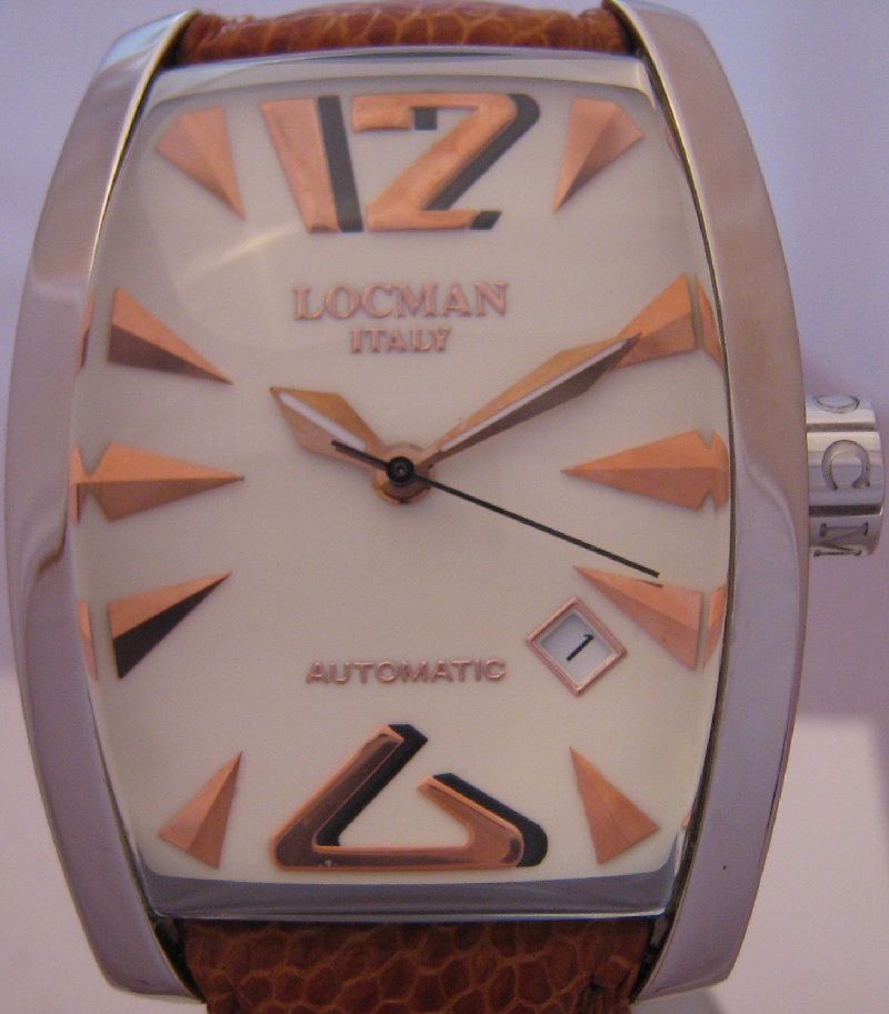 Locman Panorama Automatic, Silver Dial With Leather Strap