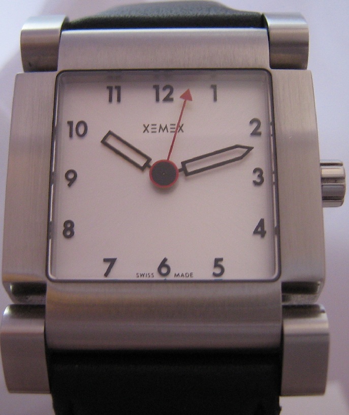 Xemex Avenue Automatic, White Dial With Leather Strap
