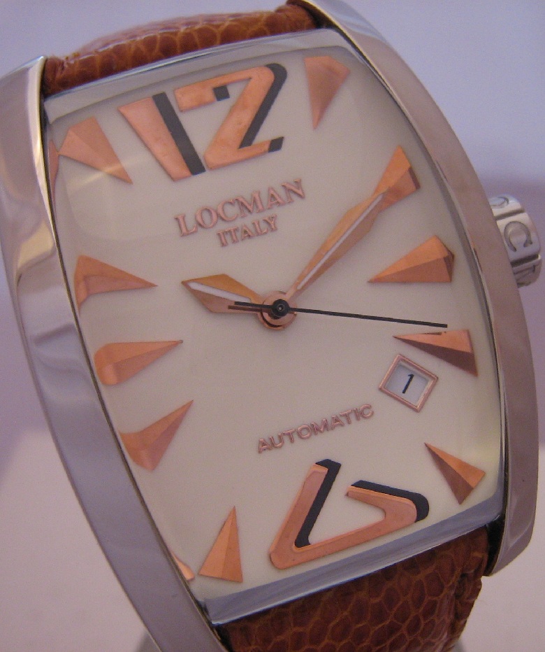 Locman Panorama Automatic, Silver Dial With Leather Strap