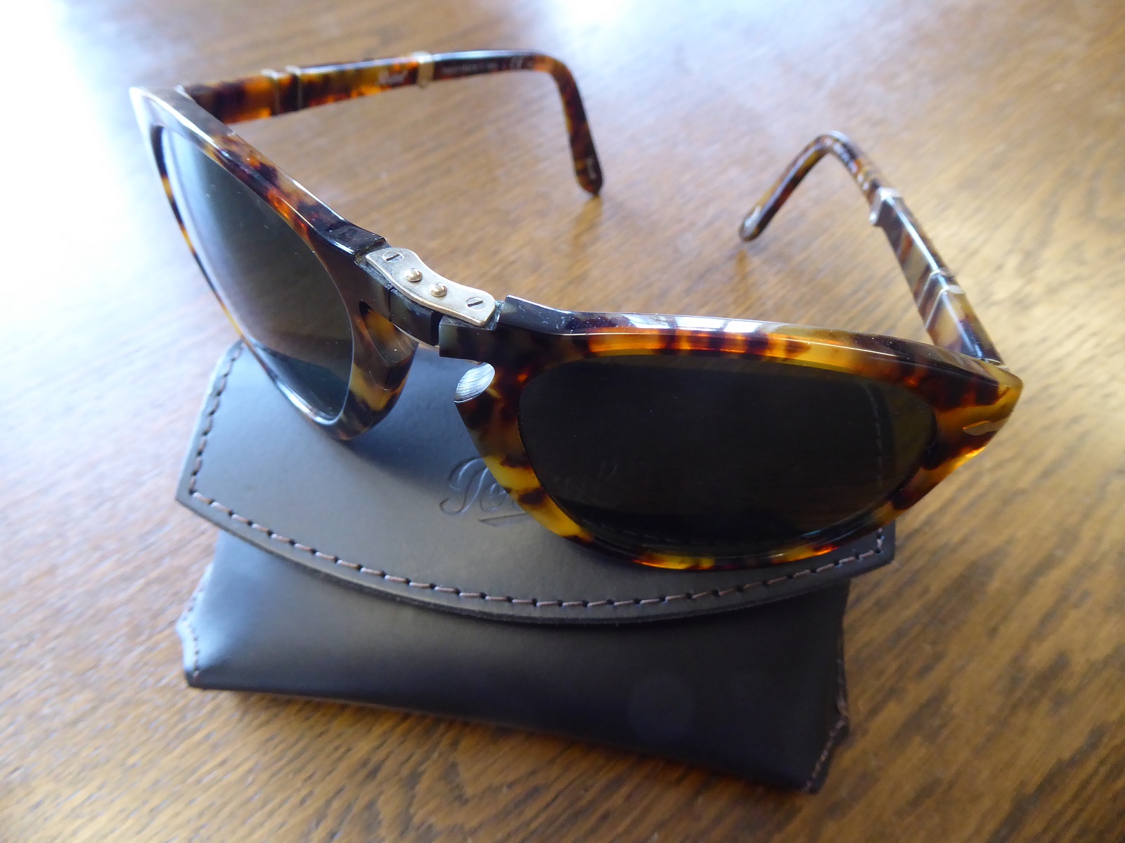 Persol Havana Original Folding Sunglasses