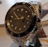 Squale 20 Atmos Classic, Black Dial, Steel Bracelet