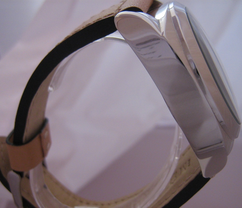 Erken Automatic, Black Dial, Tan Leather Strap