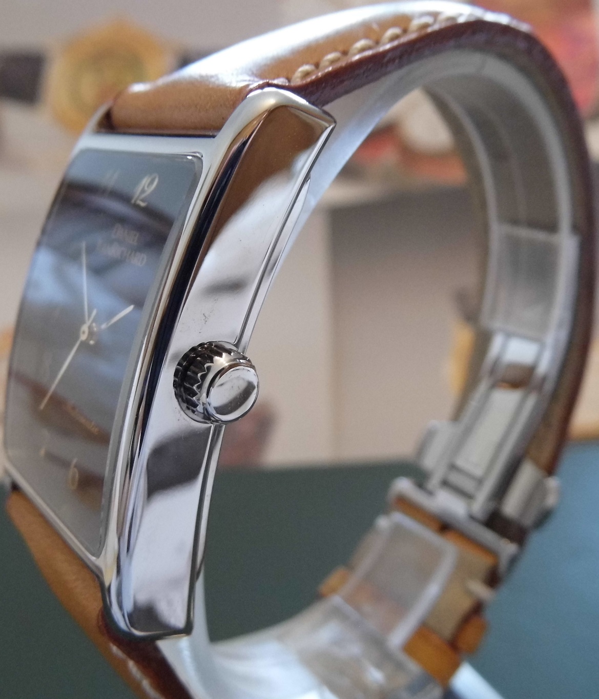 Daniel JeanRichard Lancia Limited Edition, Black Dial, Leather Strap