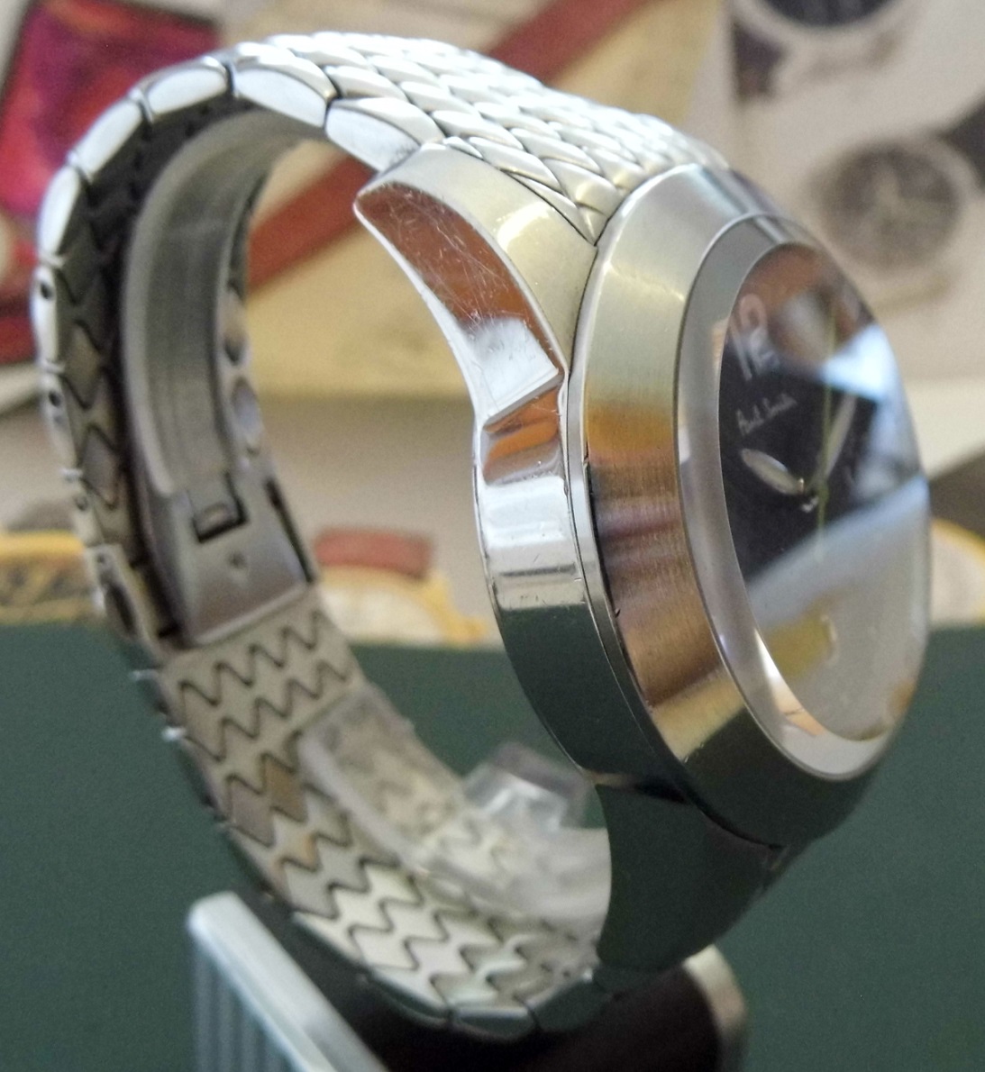 Paul Smith Automatic, Black Dial, Steel Bracelet